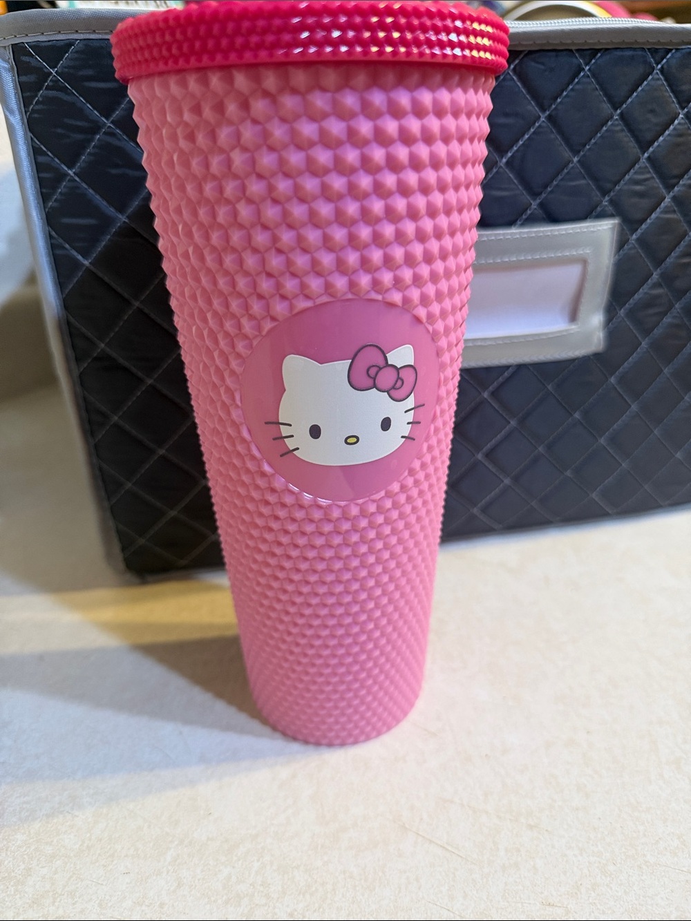 Hello Kitty Hot Pink Studded tumbler